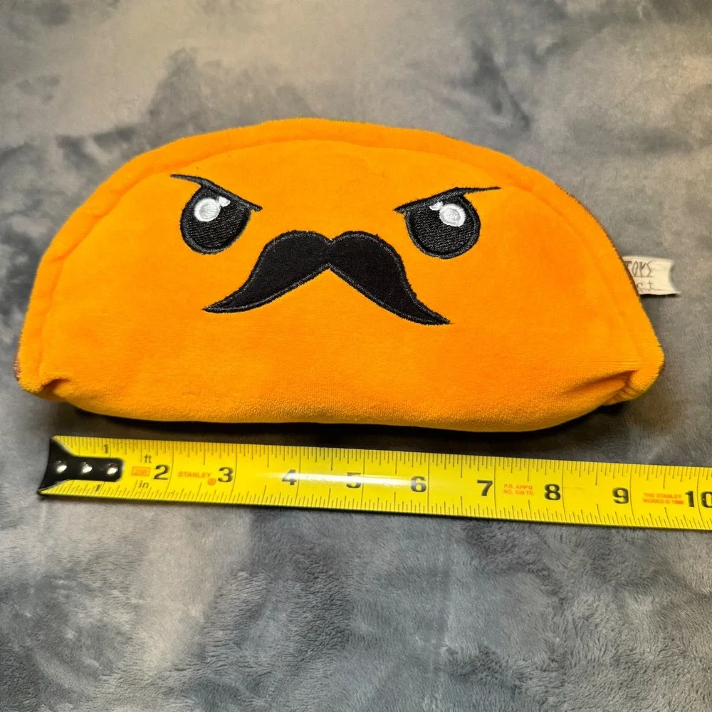 Angry‎ Mustache Plush Taco Stuffed Toy by Ideal Toys Direct Kids Approx 10